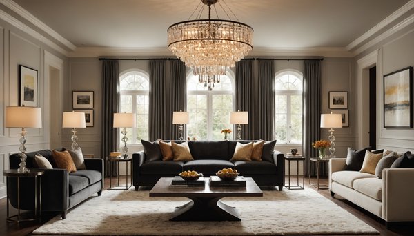 Créer une ambiance lumineuse avec des lampes en cristal